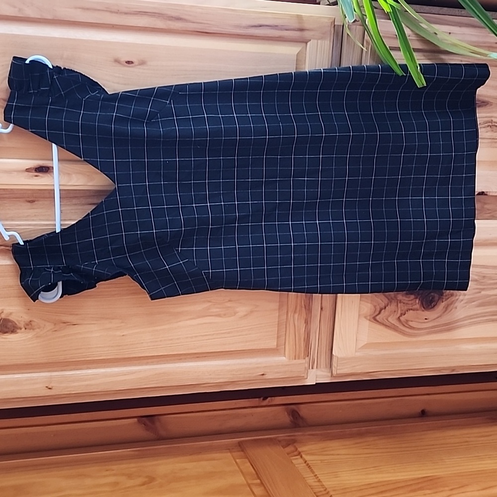 Black shift dress
